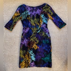 Milly 3/4 sleeve Silk Dress
